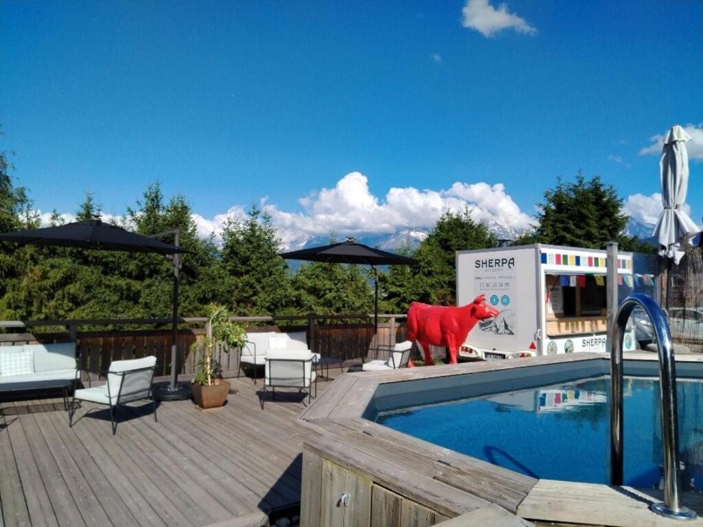 Chalet Les Rhodos Cordon Bagian luar foto